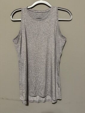 Athleta Heather Gray Racerback Tank Top